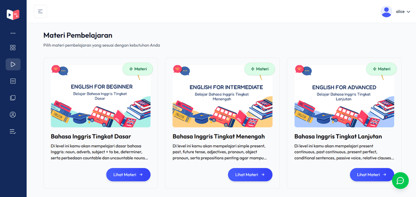 Dashboard Pembelajaran